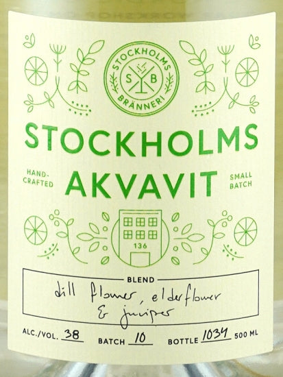 Stockholm Brannelli Aquavit