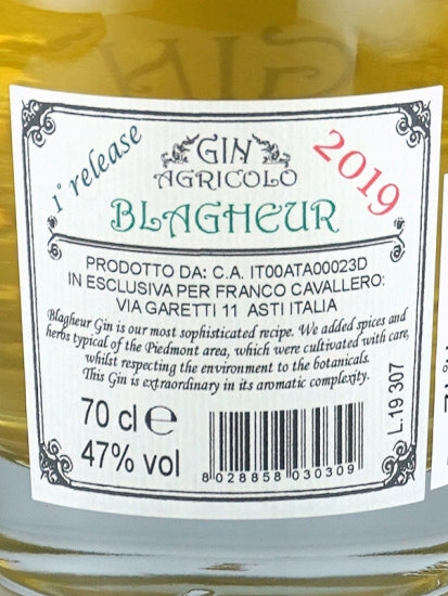 Gin Agricolo Bragel
