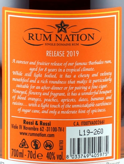 Rum Nation Barbados 8 Years
