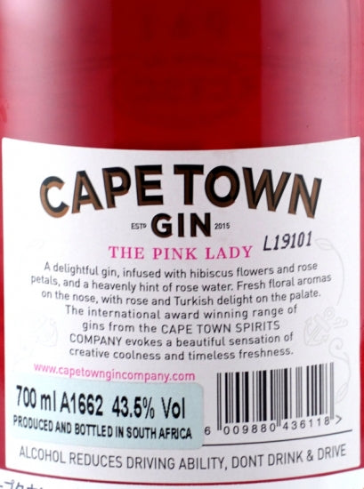 Cape Town The Pink Lady Gin