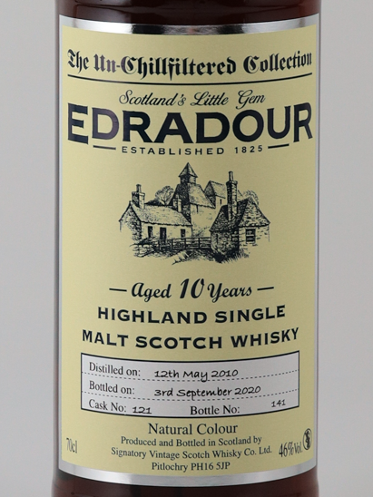 Signatory Edradour 10 Years 2010/2020-09 Antilled Filtered