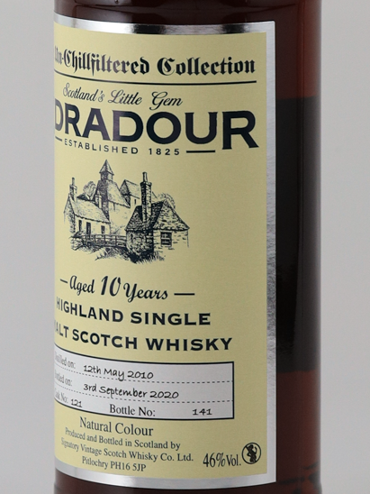 Signatory Edradour 10 Years 2010/2020-09 Antilled Filtered