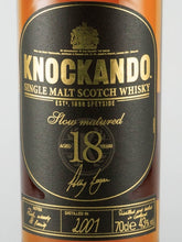 Load image into Gallery viewer, Knockando 18 Years 2001 Slow Matured