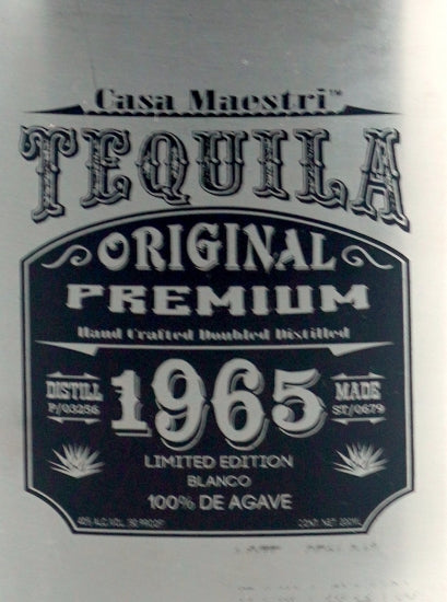 Casa Maestri Tequila Flask Bottle 200ml