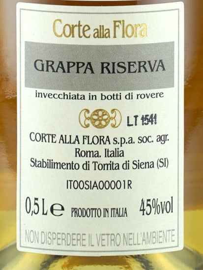 Corte Ala Flora Grappa Riserva