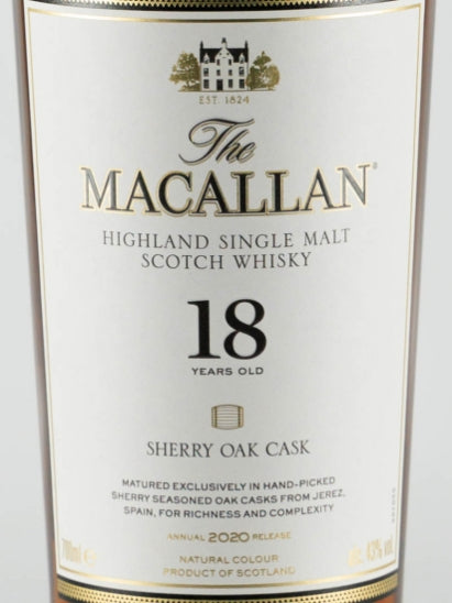 Macallan 18 Years 2020 Release