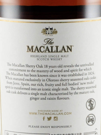 Macallan 18 Years 2020 Release