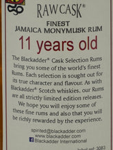 Load image into Gallery viewer, Blackadder Raw Cask Jamaica Monymusk Rum 11 Years 2007