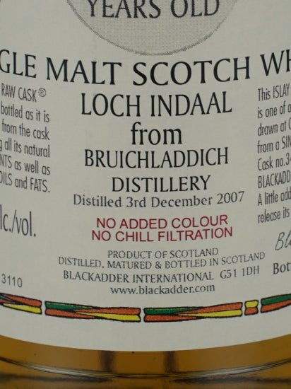 Blackadder Raw Cask Lochindaal 10 Years 2007