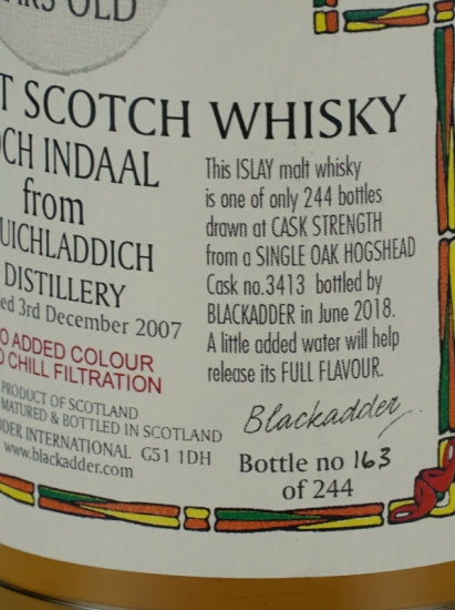 Blackadder Raw Cask Lochindaal 10 Years 2007