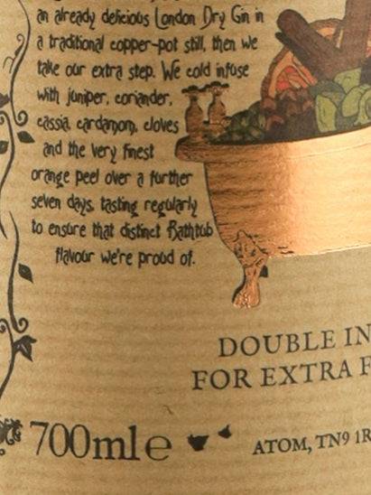 Bathtub Gin 700ml
