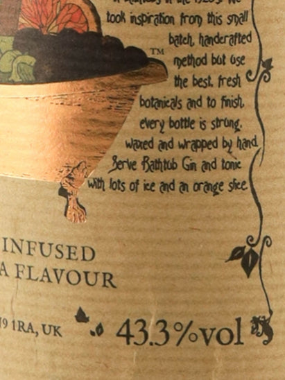 Bathtub Gin 700ml