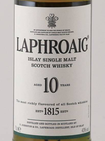 Laphroaig 10 Years 750ml Old Label