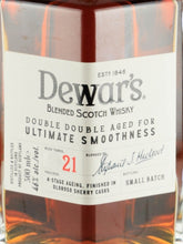Load image into Gallery viewer, Dewar's Double Double 21 Years 500ml