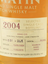 Load image into Gallery viewer, Tomatin 2004/2019 for AXAS