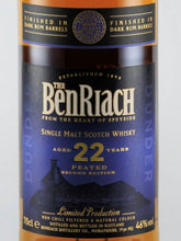 Load image into Gallery viewer, Benriach 22 Years Dunder Peated