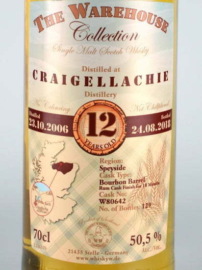 The Warehouse Collection Craigellachie 12 Year Old 2006