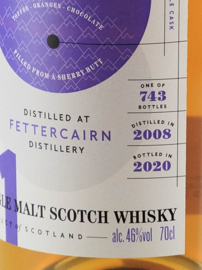 Hepburn's Choice Fettercairn 11 Year Old 2008