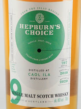 Load image into Gallery viewer, Hepburn's Choice Caol Ila 9 Year Old 2010