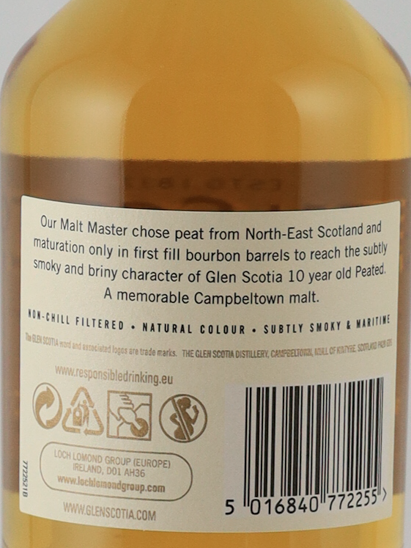 Glen Scotia 10 Year Old Peated