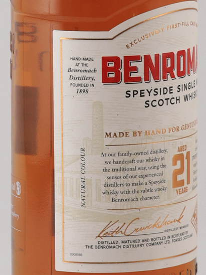 Benromach 21 Year Old