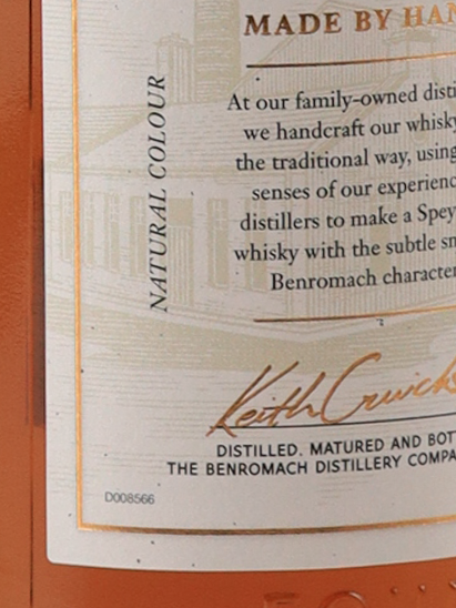 Benromach 21 Year Old