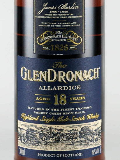 Glendronach 18 Year 2020 Release [Authorized Import]