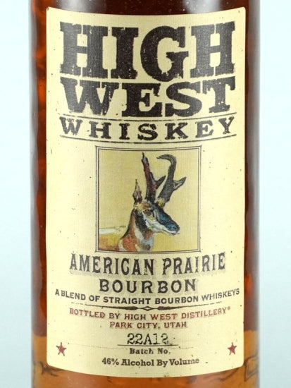 High West American Prairie Bourbon