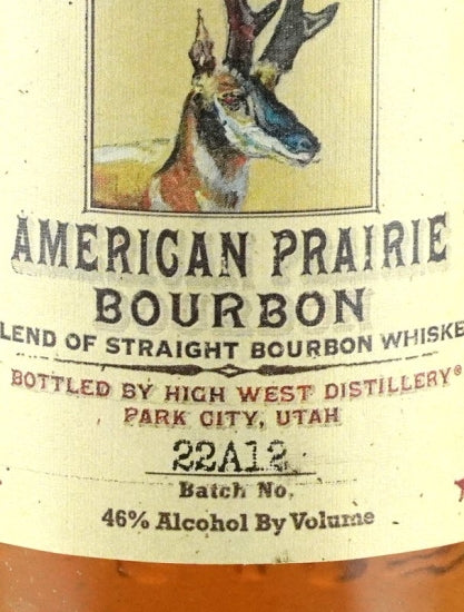 High West American Prairie Bourbon