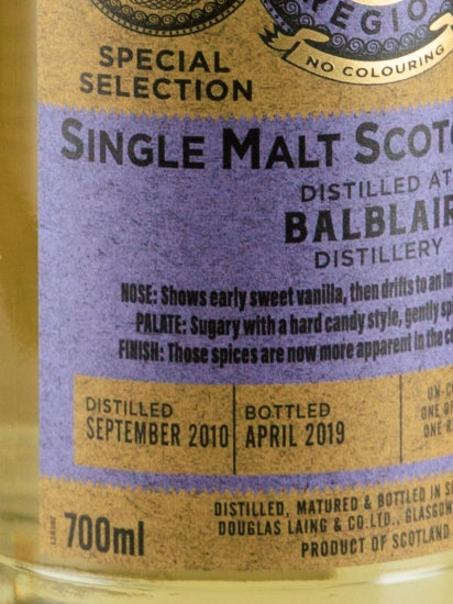 Provenance Balblair 8 Year Old 2010