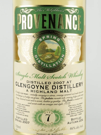 Provenance Glengoyne 7 Year Old 2007