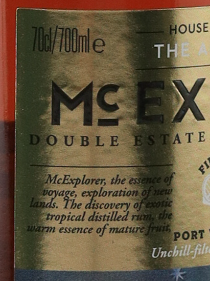 House of McCallum MC Explorer Mauritius Rum