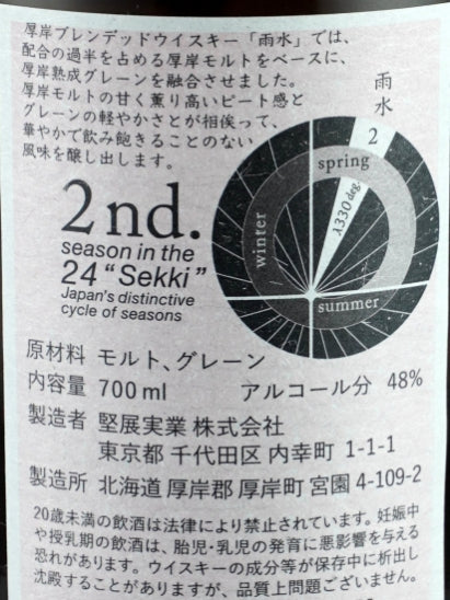 Akkeshi Twenty-Four Seasons Usui — Blended Whisky
