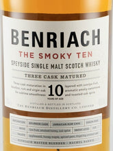 Load image into Gallery viewer, Benriach The Smoky Ten