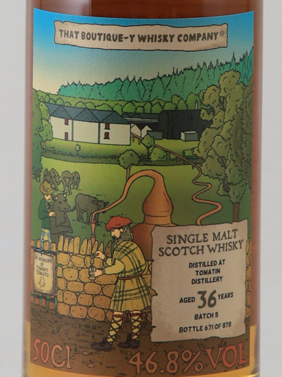 Boutique Whisky Tomatin 36 Year Old Batch 5