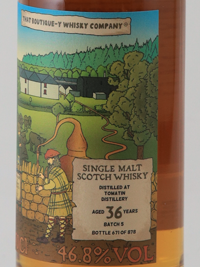 Boutique Whisky Tomatin 36 Year Old Batch 5