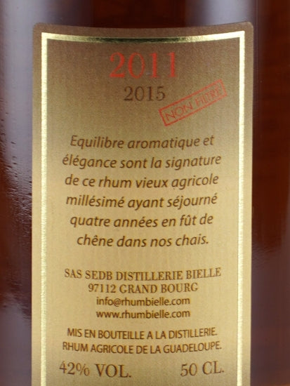 Bielle Rum View 2011