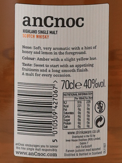 Ancnoc 12 Year Old