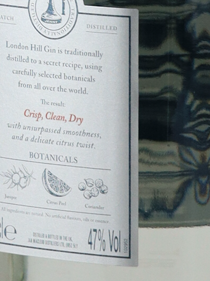London Hill Dry Gin