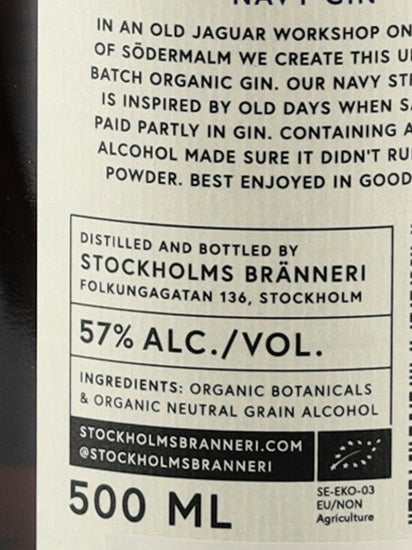 Stockholm Branneli Navy Gin