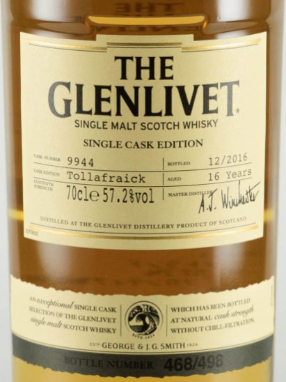 Glenlivet Single Cask 16 Year Old Trawflick