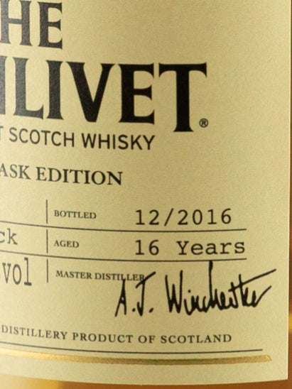 Glenlivet Single Cask 16 Year Old Trawflick