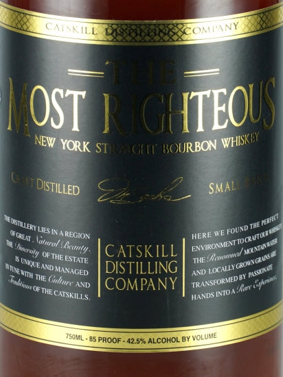Catskill The Most Litigious New York Straight Bourbon
