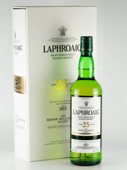 Laphroaig 25 Year Old The Bessie Williamson Story