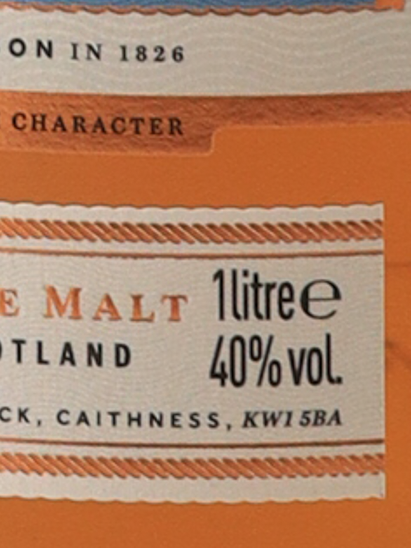 Old Pulteney 10 Year Old 1L
