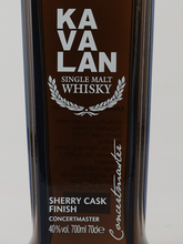 Load image into Gallery viewer, Kavalan Concertmaster Sherry Finish