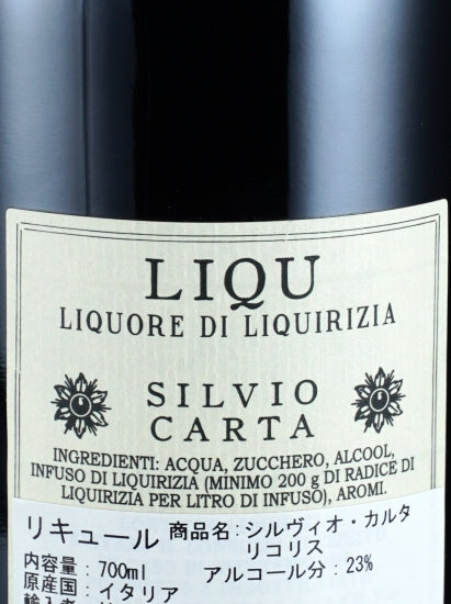 Silvio Carta Licorice
