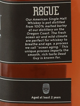Load image into Gallery viewer, Rogue Spirits Dead Guy Whiskey 750ml