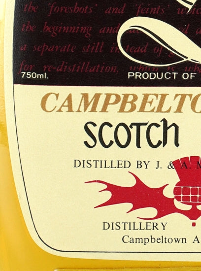 Springbank 8 Year Old Old Bottle