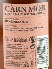 Load image into Gallery viewer, Carn Mor Strictly Limited Benrinnes 10 Year Old 2010